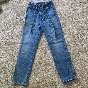 A&F high rise jeans